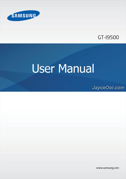 Galaxy S4 User Manual T Mobile