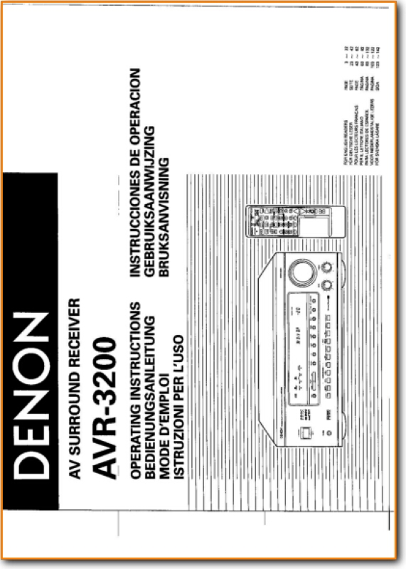 Denon avr 390 user manual english pdf